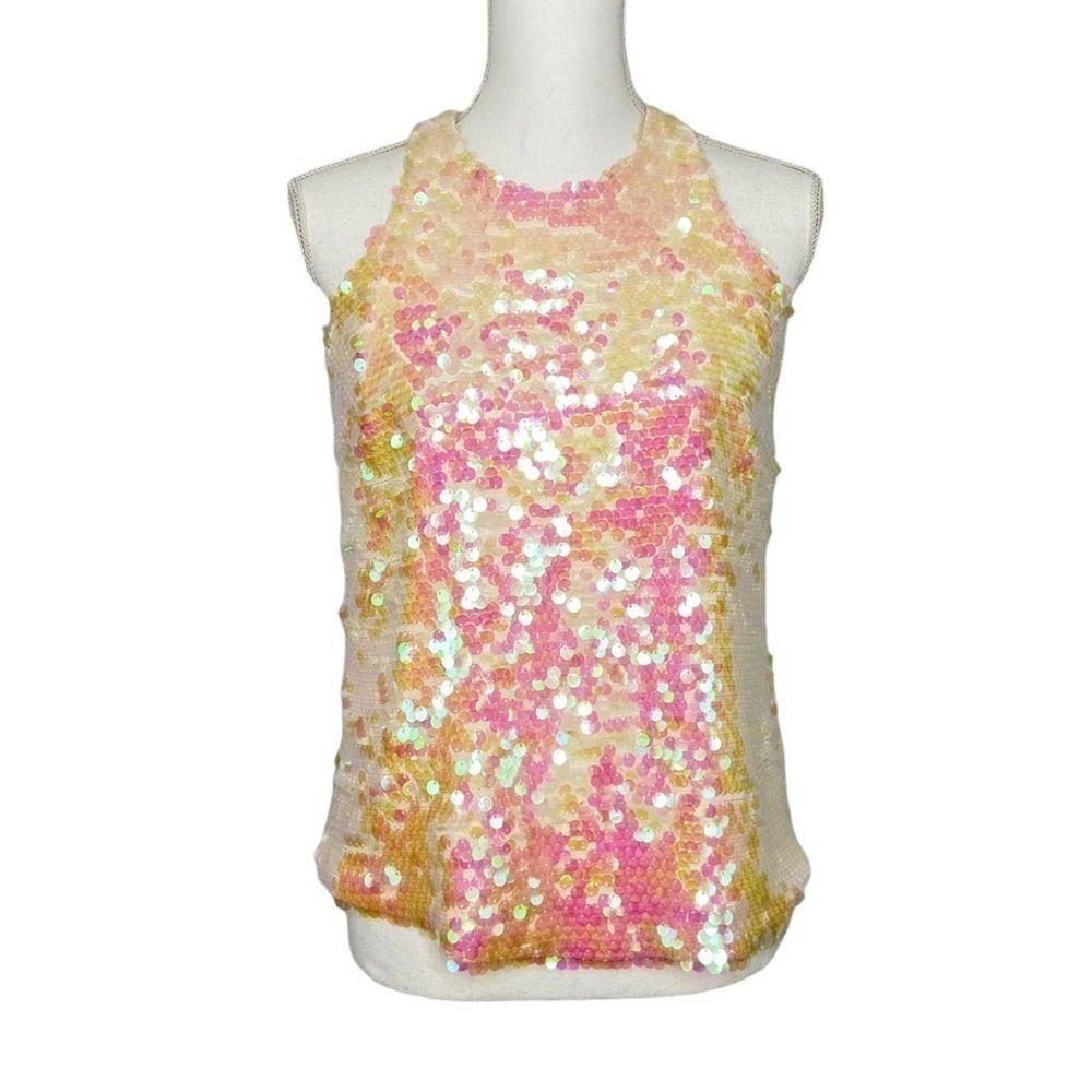 Milly Marie Tank Top in Pearl NWT